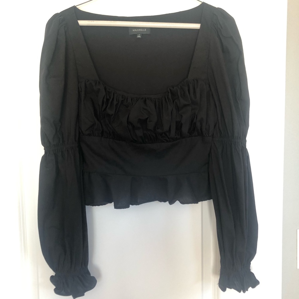 MAJORELLE | Preston Top in Black - Picture 3 of 13